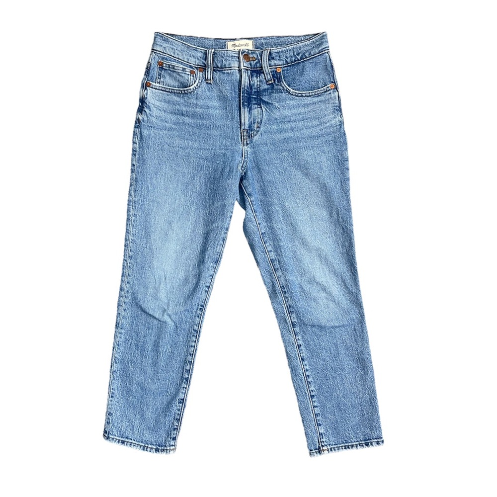 Madewell the perfect vintage jeans light wash size 27p 27 petite defective